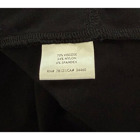 Eileen Fisher System Crepe Knit Mandarin Collar Two-Way Zipper Longline Jacket M - Picture 8 of 10